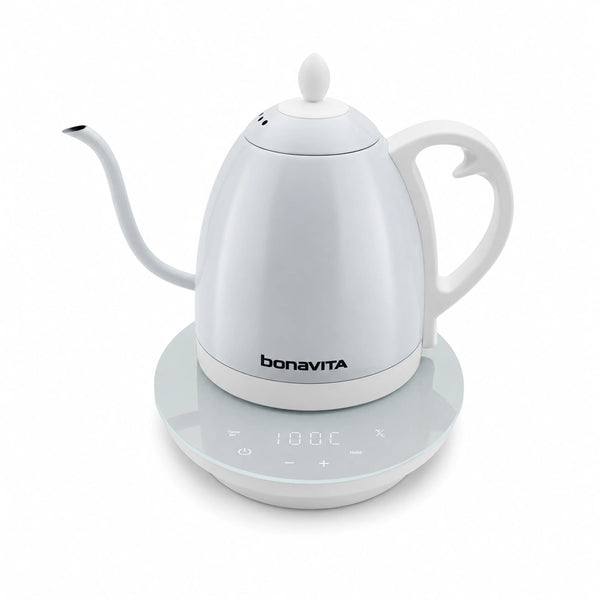 Bonavita - Cosmopolitan 1.0L Gooseneck Variable Temperature Kettle White - BVK2024GT-WT