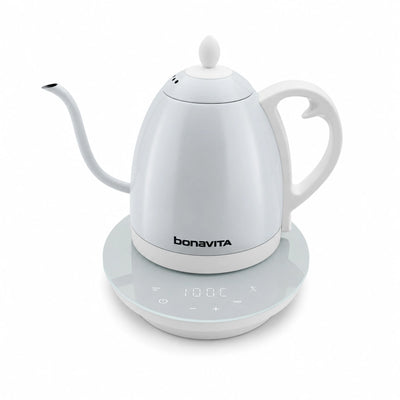 Bonavita - Cosmopolitan 1.0L Gooseneck Variable Temperature Kettle White - BVK2024GT-WT