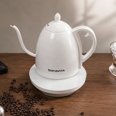Bonavita - Cosmopolitan 1.0L Gooseneck Variable Temperature Kettle White - BVK2024GT-WT