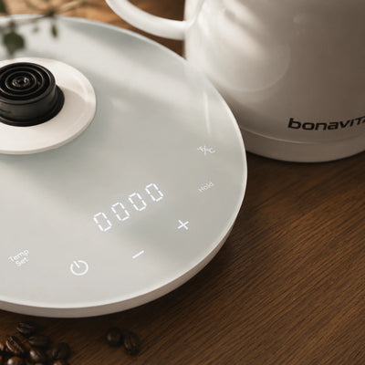 Bonavita - Cosmopolitan 1.0L Gooseneck Variable Temperature Kettle White - BVK2024GT-WT