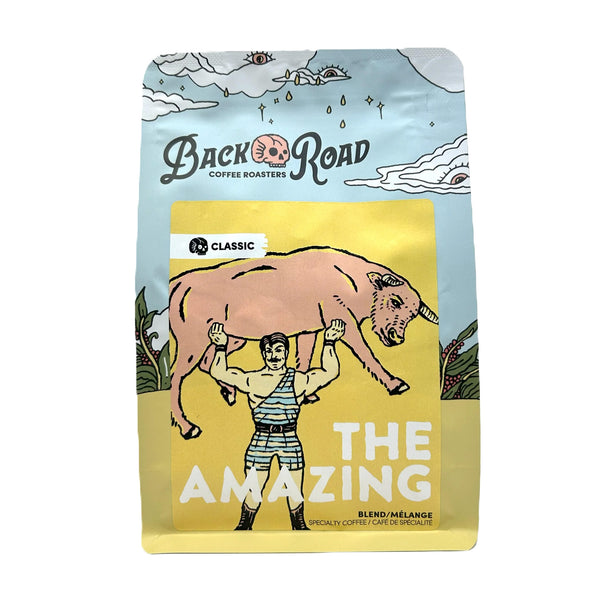 Back Road Coffee The Amazing Brazil Espresso Blend Dark Roasted Whole Beans 300g