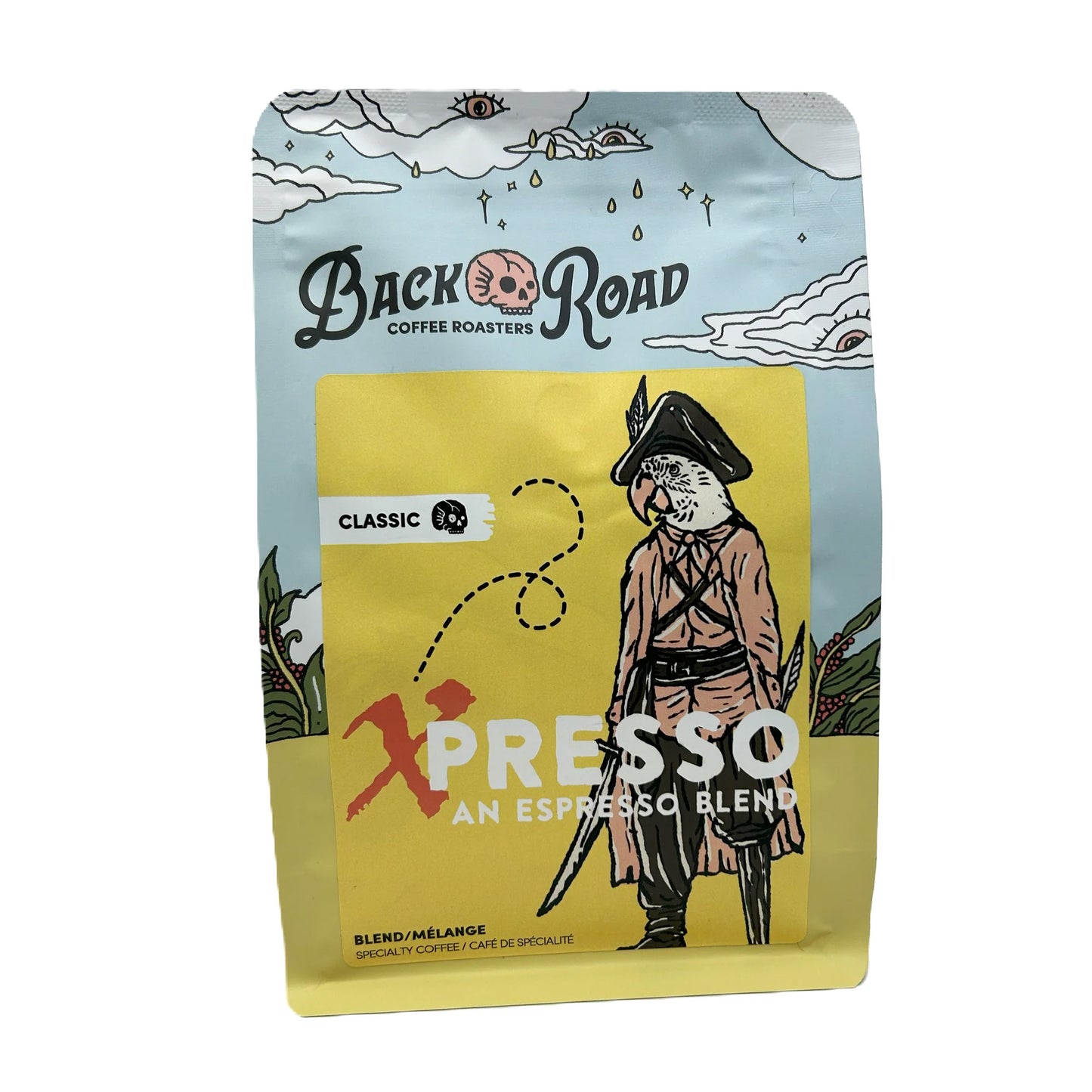 Back Road Coffee Xpresso Brazil Espresso Blend Dark Roasted Whole Beans 300g