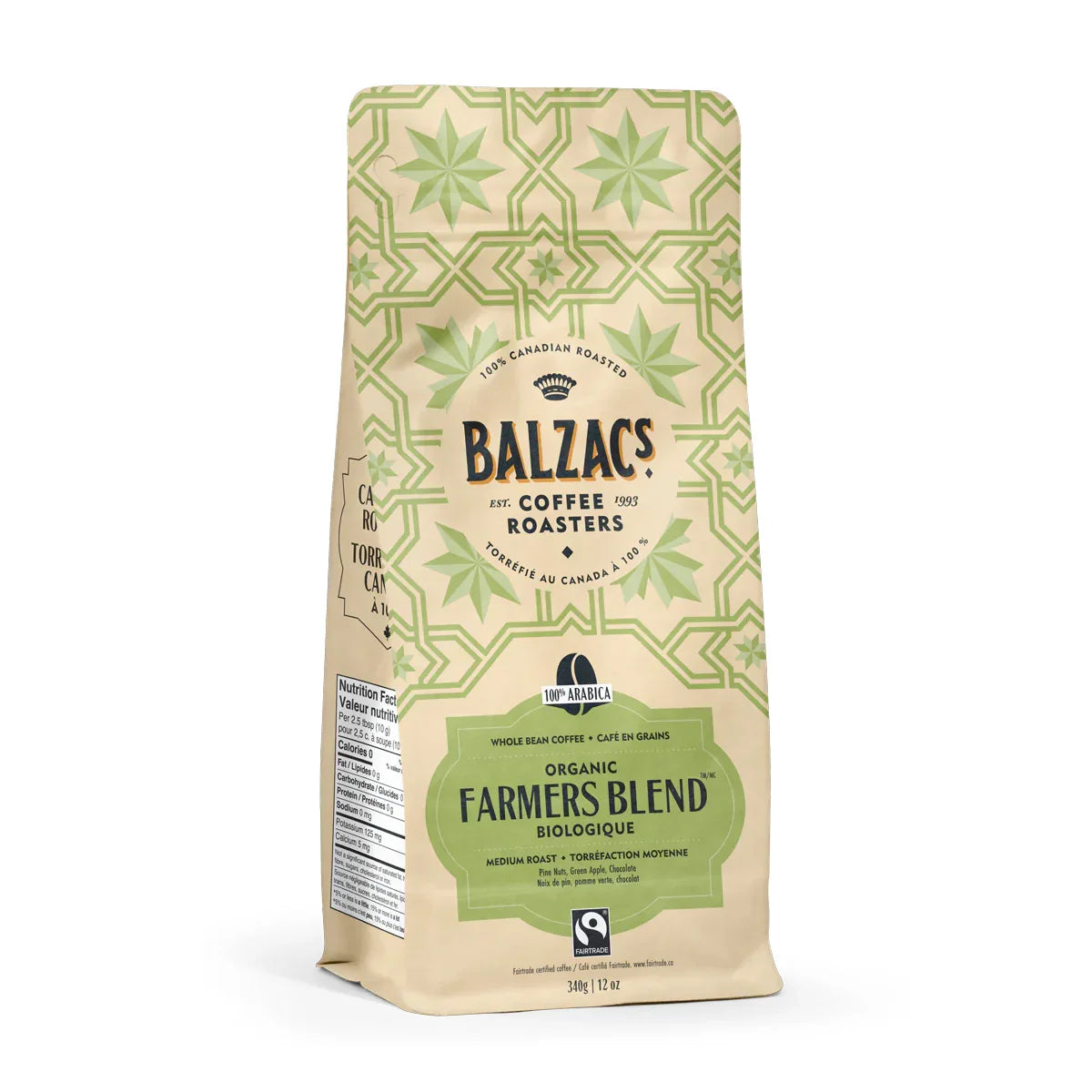 Balzac's Coffee Roasters Farmer's Blend Beans - 12 oz