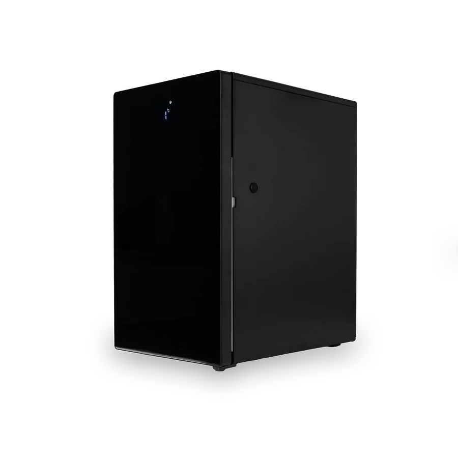 Black Bellucci Milk Fridge Side View