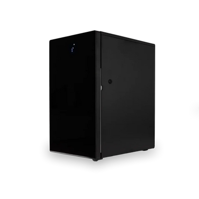 Black Bellucci Milk Fridge Side View
