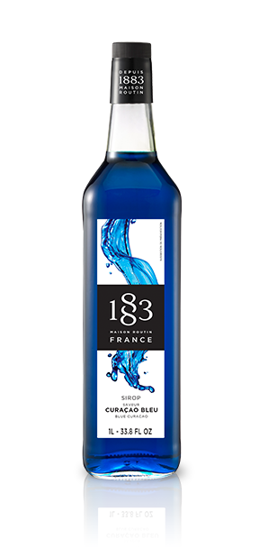 1883 Blue Curacao Syrup 1L Glass Bottle