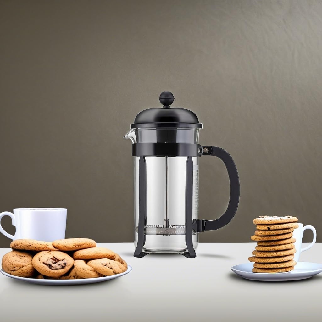 Bodum Chambord French Press Coffee Maker - Black 1.0l / 34 oz / 8 Cup