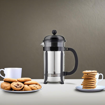 Bodum Chambord French Press Coffee Maker - Black 1.0l / 34 oz / 8 Cup