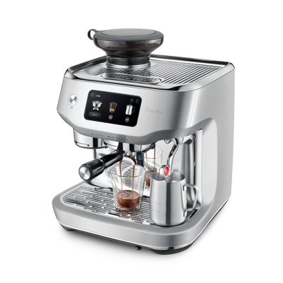 Breville espresso machine on a white background