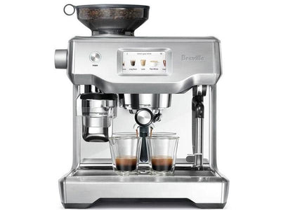 Breville - Oracle Touch Semi-Automatic Combo Espresso Machine with Grinder - BES990BSS Stainless Steel