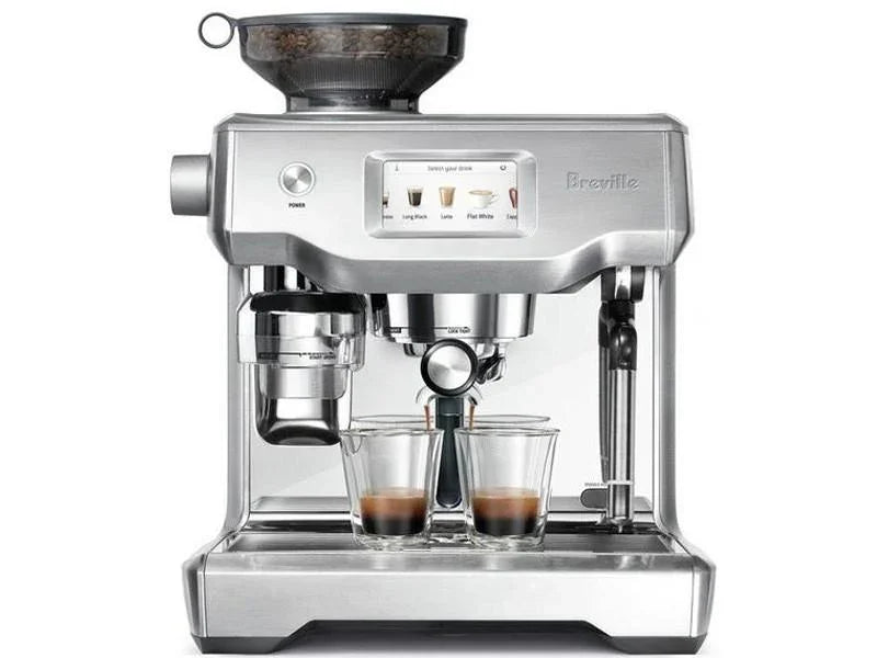 Breville - Oracle Touch Semi-Automatic Combo Espresso Machine with Grinder - BES990BSS Stainless Steel