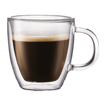 Bodum Bistro Doublewall Glass Mug 10oz. / 3L - Set of 2 