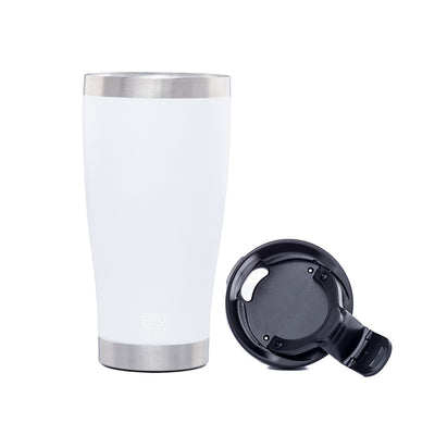 BruTrek by Planetary Design Adventure Tumbler 16oz Snowflake White - TM1316