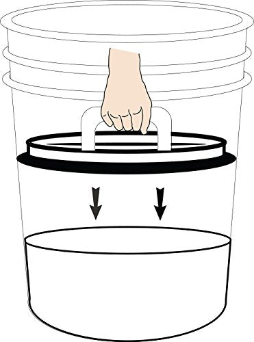 Planetary Design AirScape Bucket Lid Insert Preservation System   AB IN