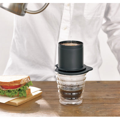 Hario CafeOr Dripper with Attachment - 1 Cup CFOD-1B - Thumbnail 3