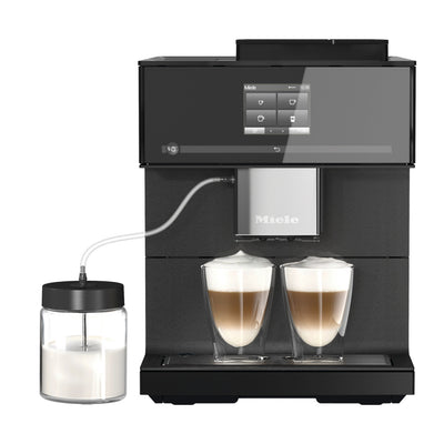 Miele CM7750 Coffee Select Superautomatic CounterTop Espresso Machine - Obsidian Black 29775020CDN