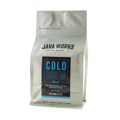 Java Works Cold Brew Blend Whole Beans - 12oz / 340g Bag