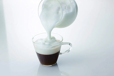 Hario Creamer "Qto" Brown Frother with Glass Base CQT-45BR