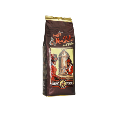 Cafe New York Coffee Beans in a Brown Bag