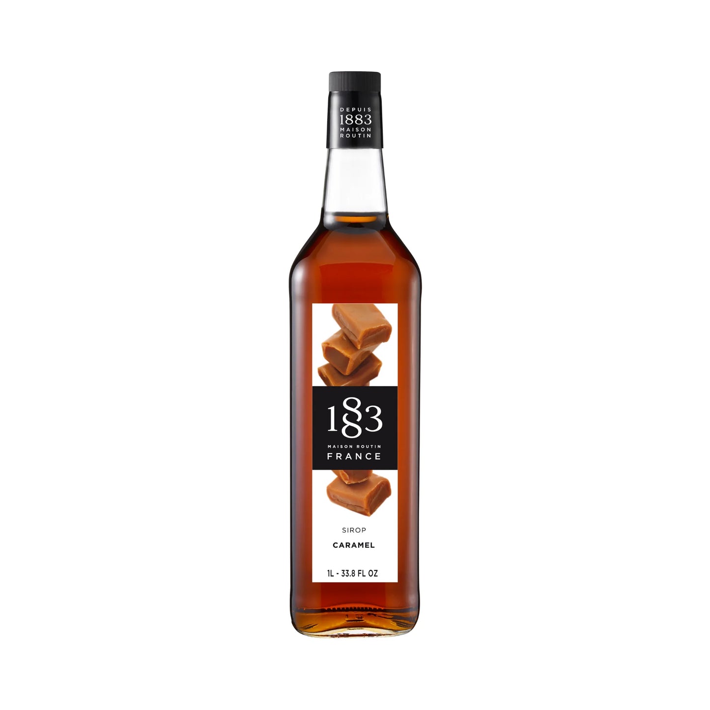 1883 Caramel Syrup 1L Glass Bottle