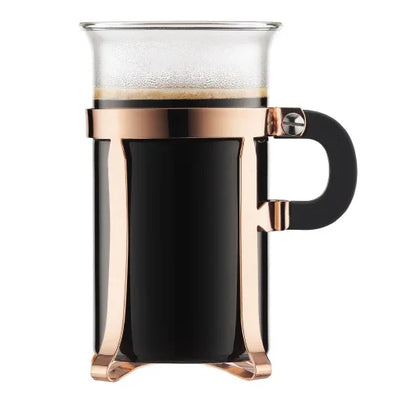 Bodum Chambord Copper Coffee Glass 10oz Set Of 2 (OPEN BOX - IN STORE PURCHSE ONLY - DISPLAY MODEL)