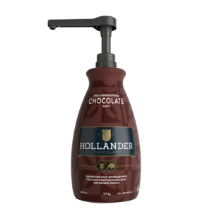 Hollander Sweet Ground Dutched Chocolate Sauce 64oz 1.89L 
