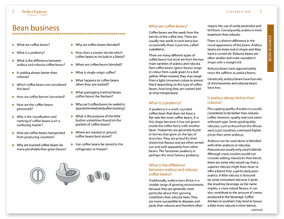 Barista Conversation Guide