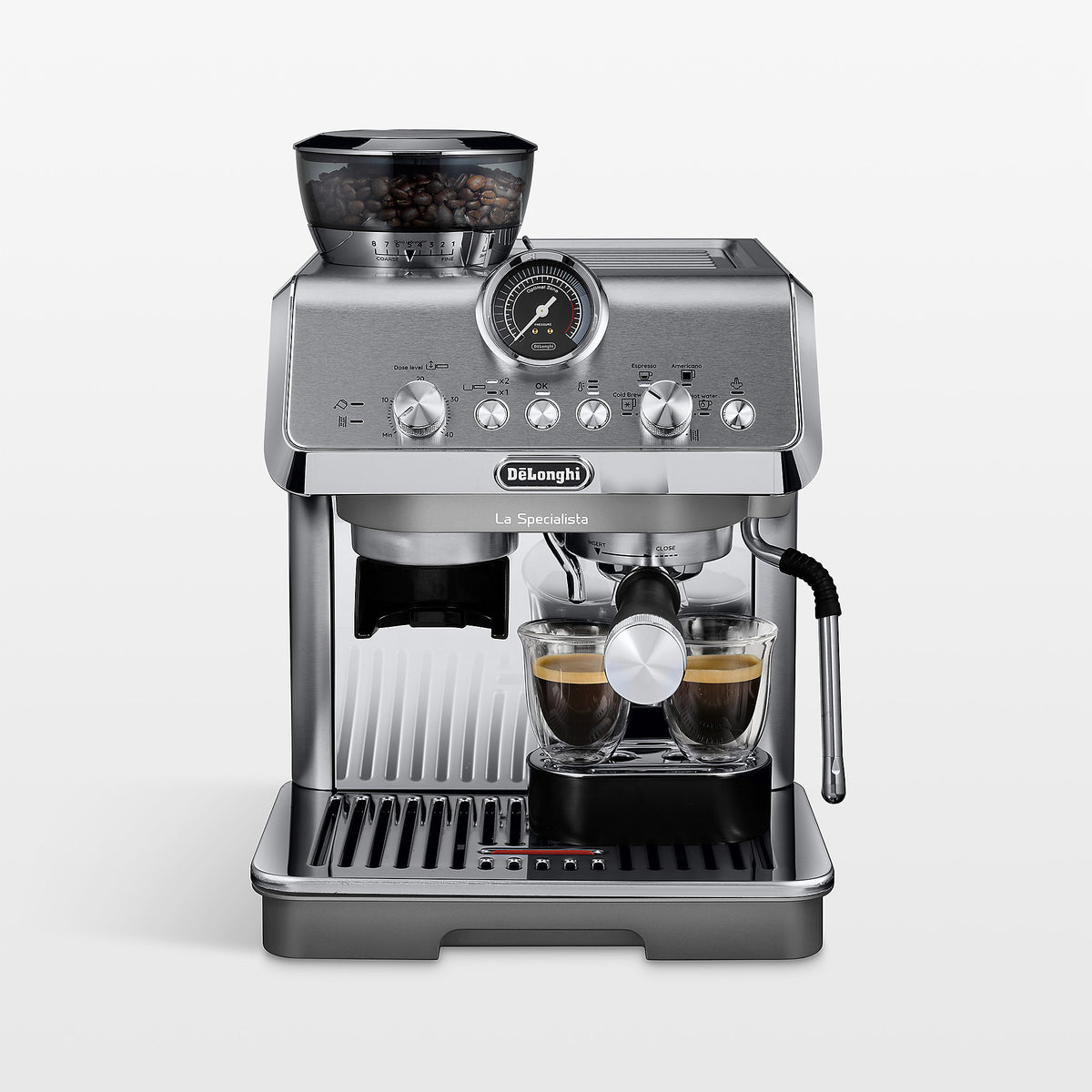 DeLonghi - La Specialista Arte EVO Espresso Machine with Cold Brew & Built-in Grinder - EC9250M/EC99255M