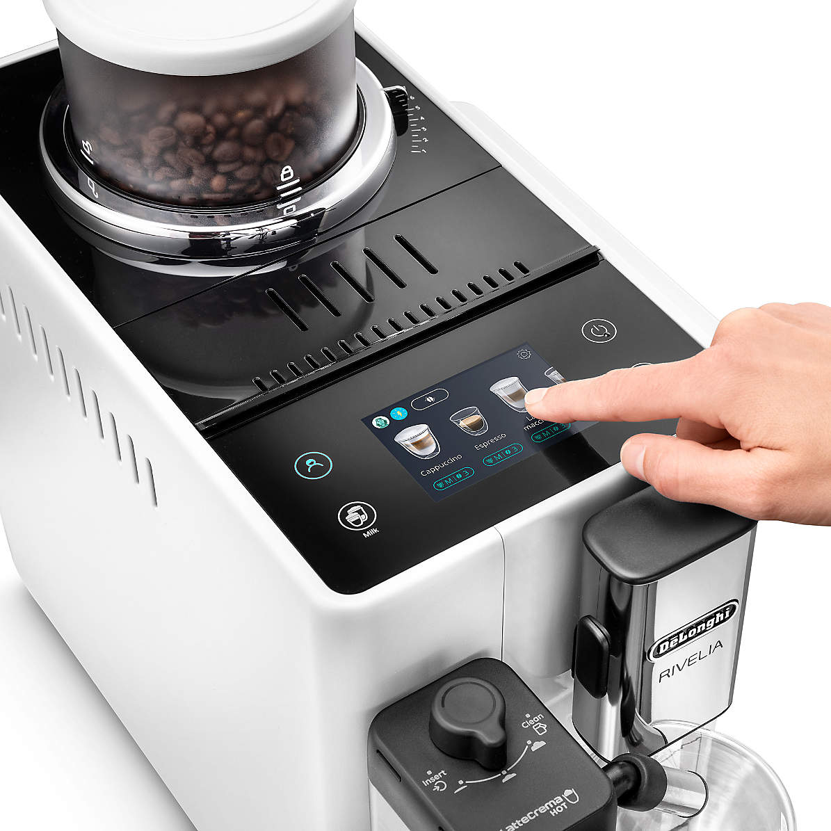 DeLonghi - Rivelia Bean to Cup Super Automatic Espresso Machine - EXAM44055B / EXAM44055G / EXAM44055W