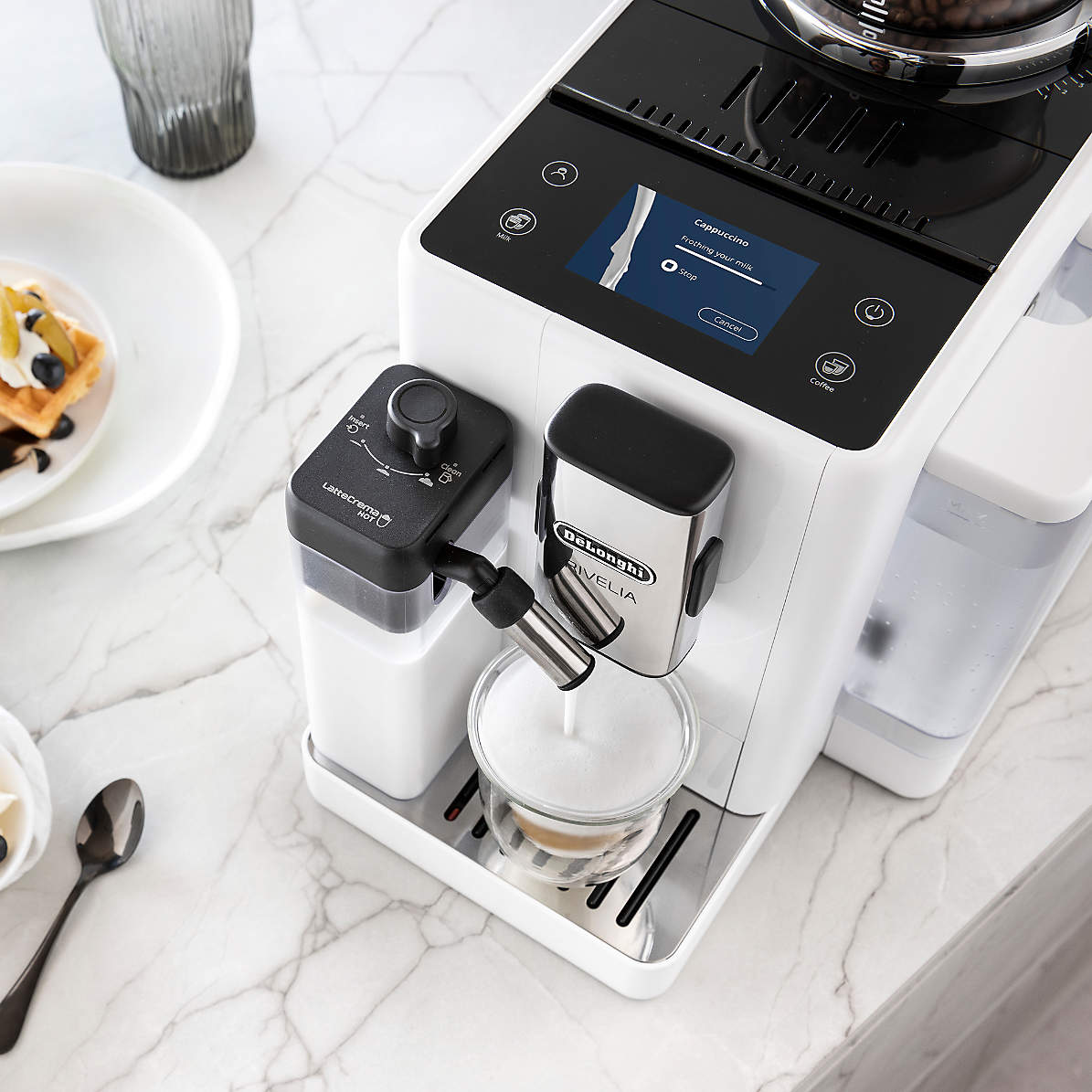 DeLonghi - Rivelia Bean to Cup Super Automatic Espresso Machine - EXAM44055B / EXAM44055G / EXAM44055W