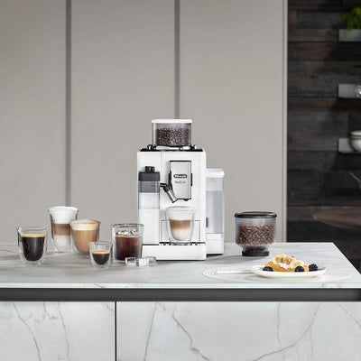 DeLonghi - Rivelia Bean to Cup Super Automatic Espresso Machine - EXAM44055B / EXAM44055G / EXAM44055W