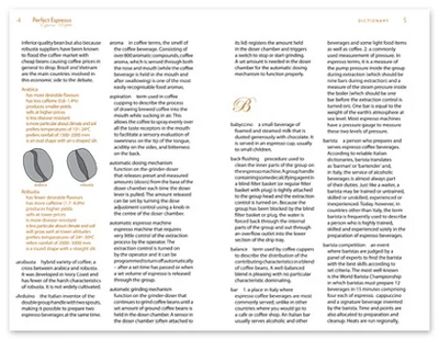 Barista Dictionary Guide