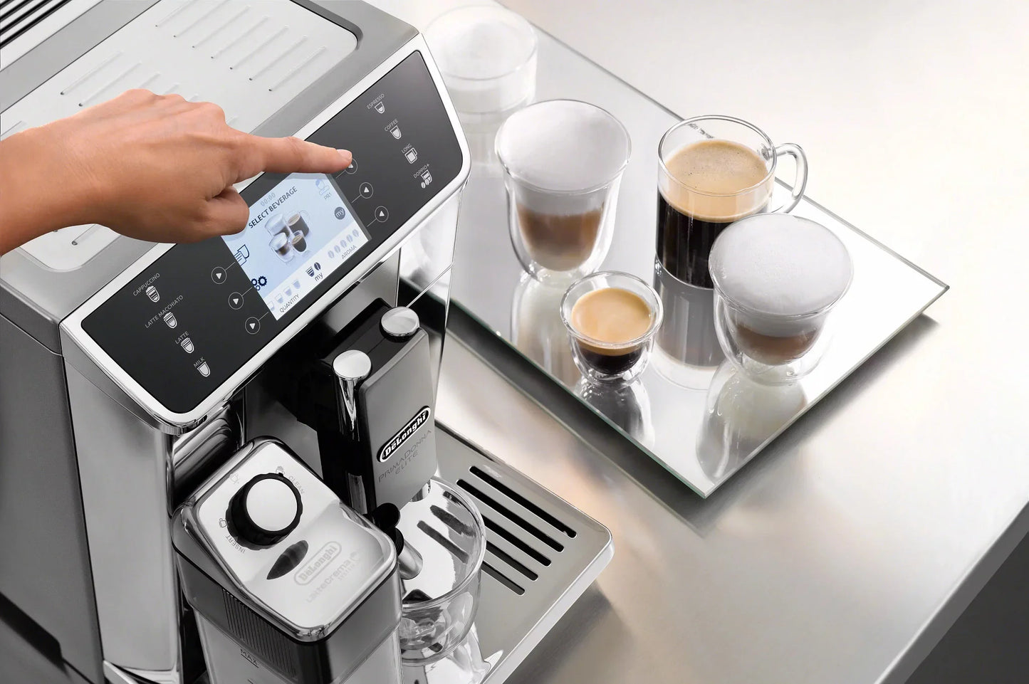 Delonghi - Prima Donna Elite Super Automatic Espresso Machine - ECAM65055MS