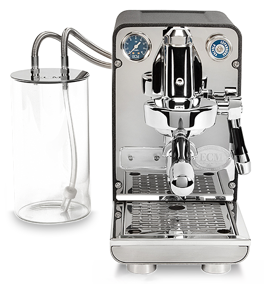 ECM - Puristika Stainless Steel & Anthracite Semiautomatic Espresso Machine 110V - CM100002-00 // 81025US