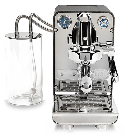 ECM - Puristika Stainless Steel & Anthracite Semiautomatic Espresso Machine 110V - CM100002-00 // 81025US