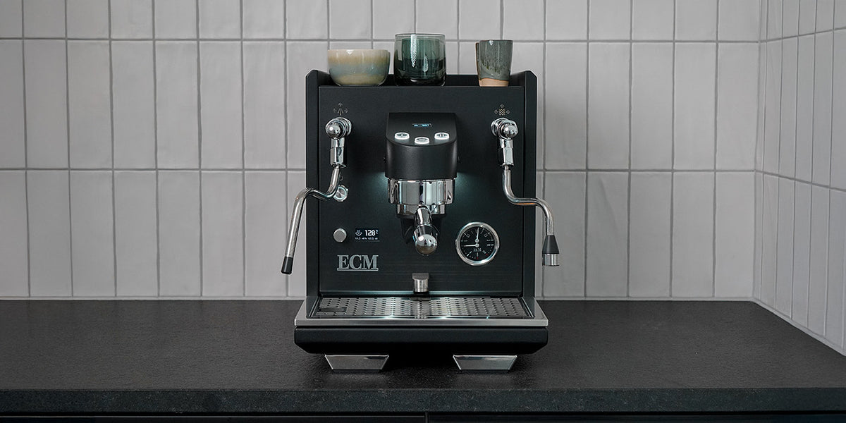 ECM - Estetika Dual Boiler Semi-Automatic Espresso Machine - Matte Black - CM100022-00US
