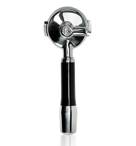 ECM Stainless Steel & Black Portafilter with Single Spout - 89471