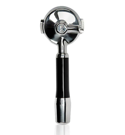 ECM Stainless Steel & Black Portafilter with Single Spout - 89471
