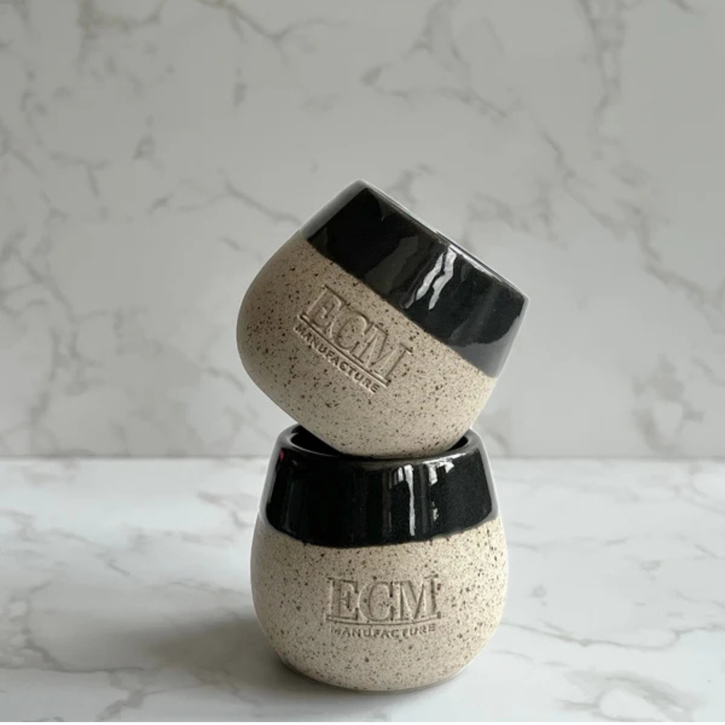 ECM Espresso Cups, Stoneware, Approx. 90ml, Set of 2, AC10003-00