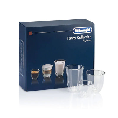 Delonghi Double Walled Glasses Fancy Collection Set of 6 - DLSC302
