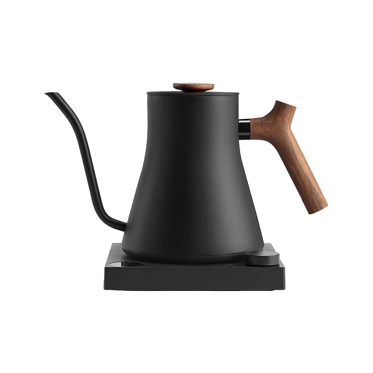 Fellow-Stagg - EKG PRO Electric Pour Over Kettle Matte Black + Walnut 0.9L/30.4oz 120v. - 1222PRO-WN-US