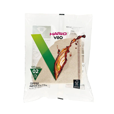 Hario V60 Filter 02 White with tab - 100 Pack #VCF-02-100W