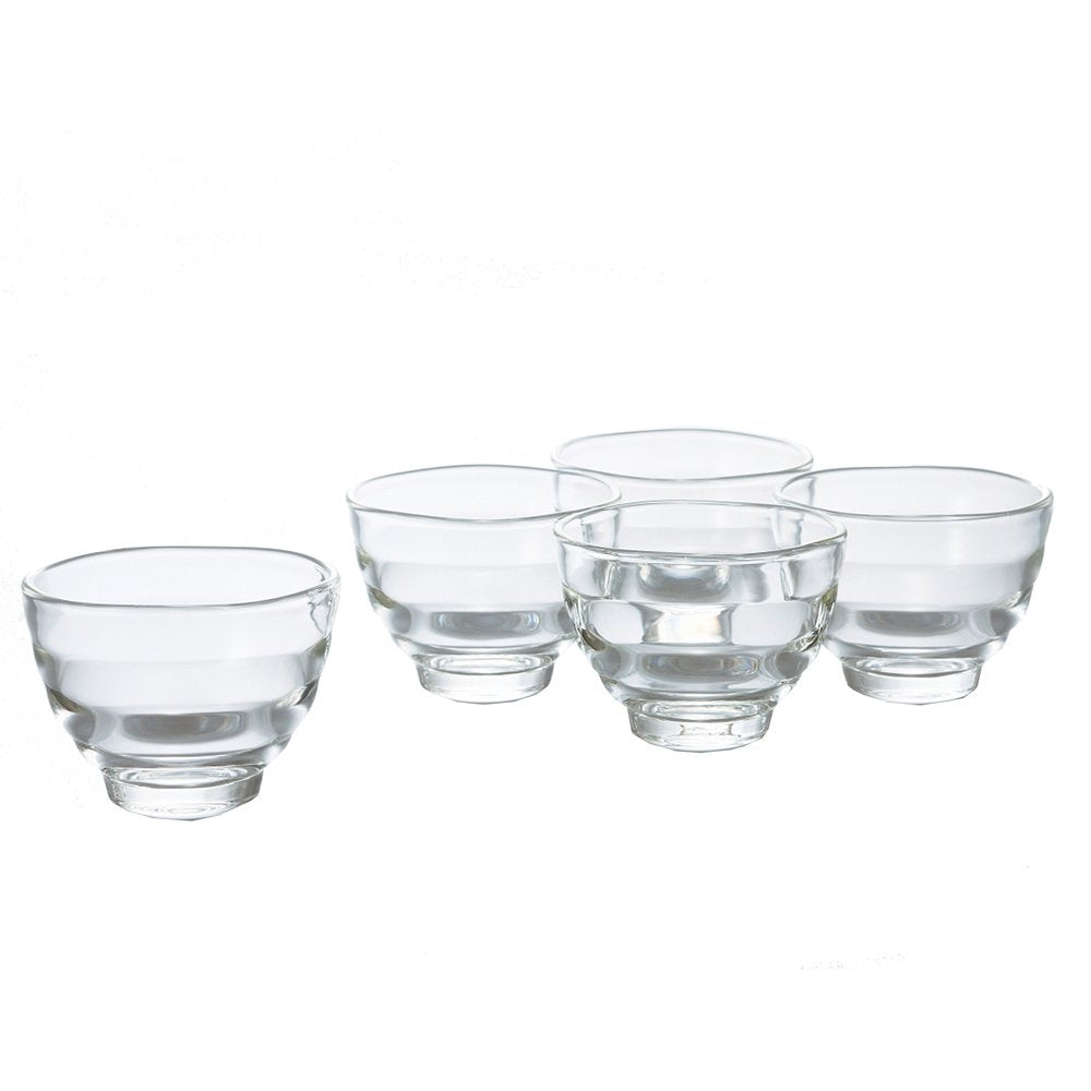 Hario Yunomi Heatproof Glasses 170ml 5pc. Set - HU-3012