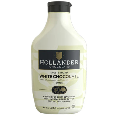 Hollander Sweet Ground White Chocolate Sauce 15oz (EXP FEB/2025)