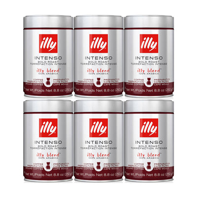 Illy Drip Ground Coffee - Intenso Bold Roast 250g  (BROWN) A058 or 8836