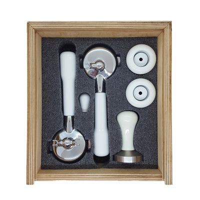 Izzo Knob and Portafilter Accessory Set - White
