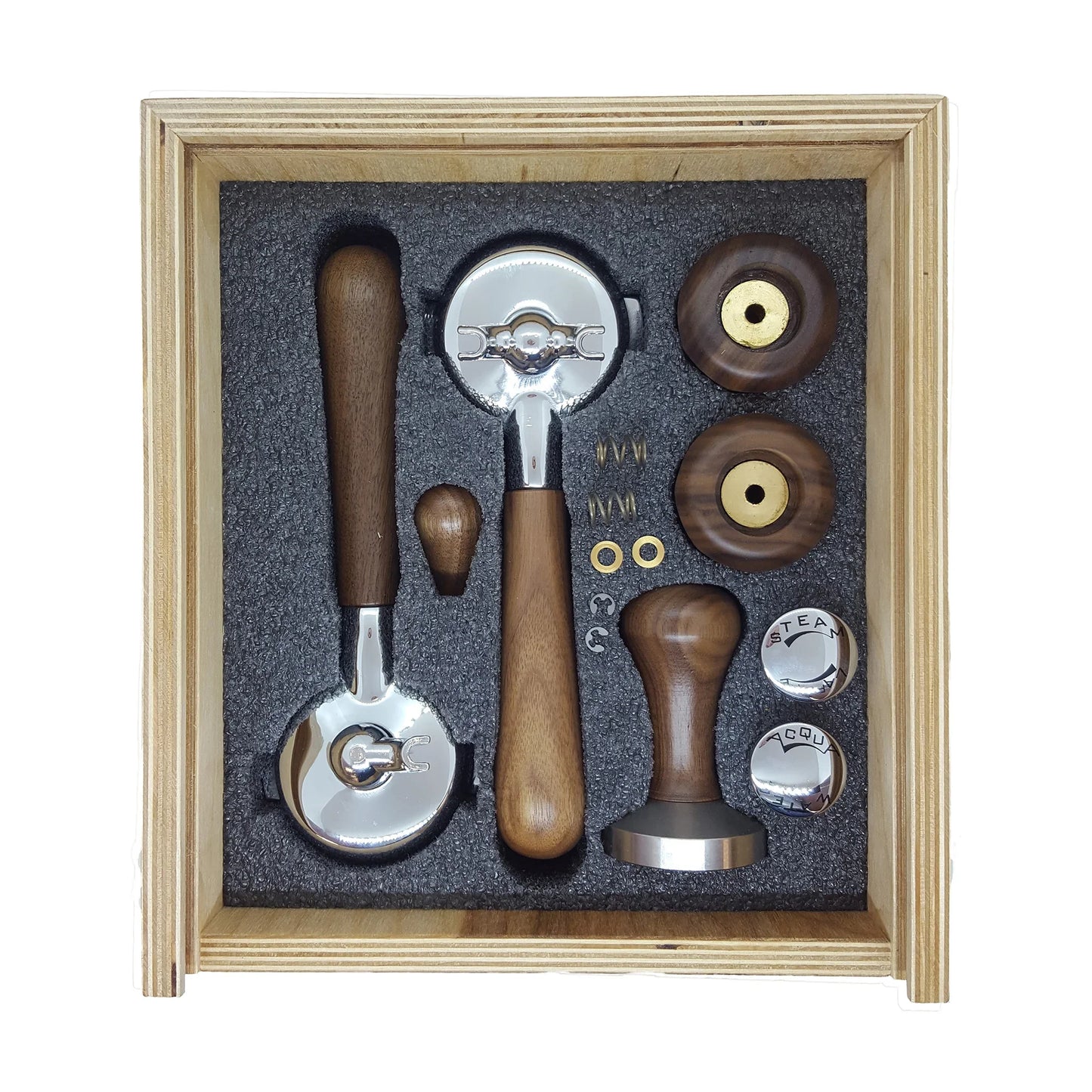 Izzo Knob and Portafilter Accessory Set - Wood