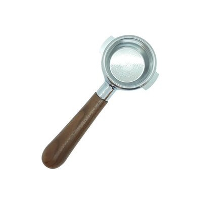 Izzo Double Spout Portafilter with Wooden Handle