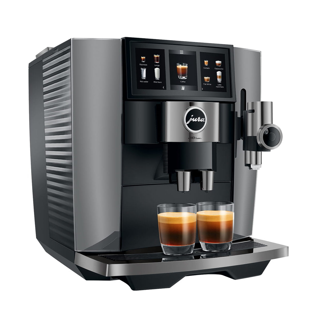 Jura - J10 Twin (NAA) NEW 2026 Diamond Onyx Super Automatic Espresso Machine - 15724