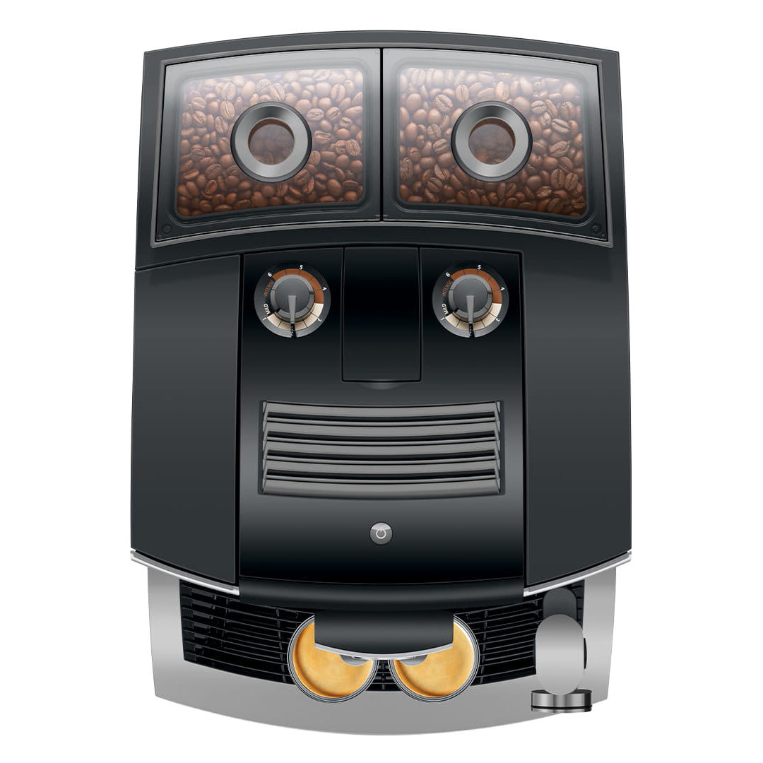 Jura - J10 Twin (NAA) NEW 2026 Diamond Onyx Super Automatic Espresso Machine - 15724
